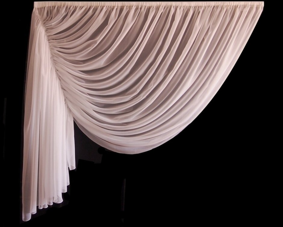 Тюль на окно кухни