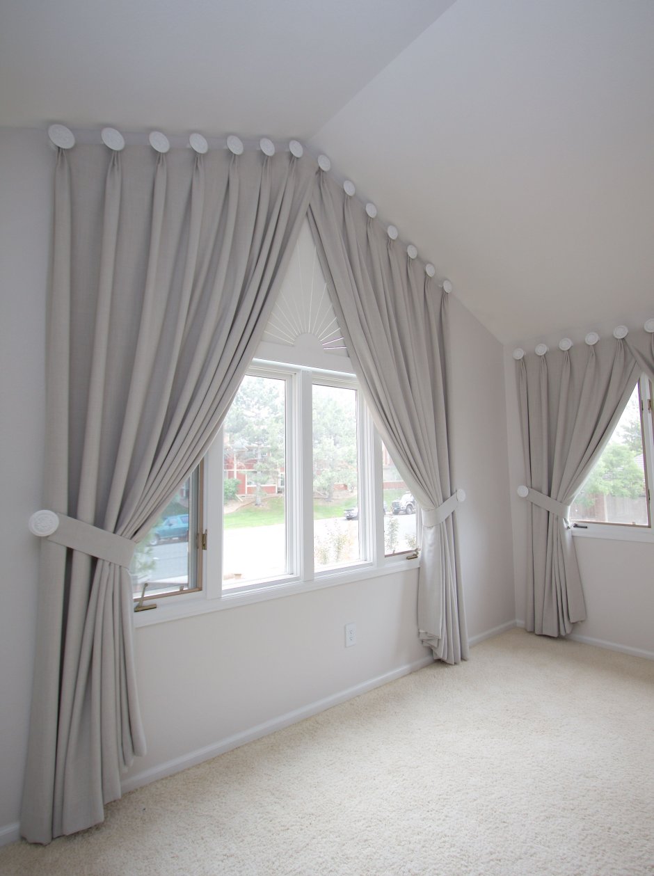 Тюль до подоконника в гостиную