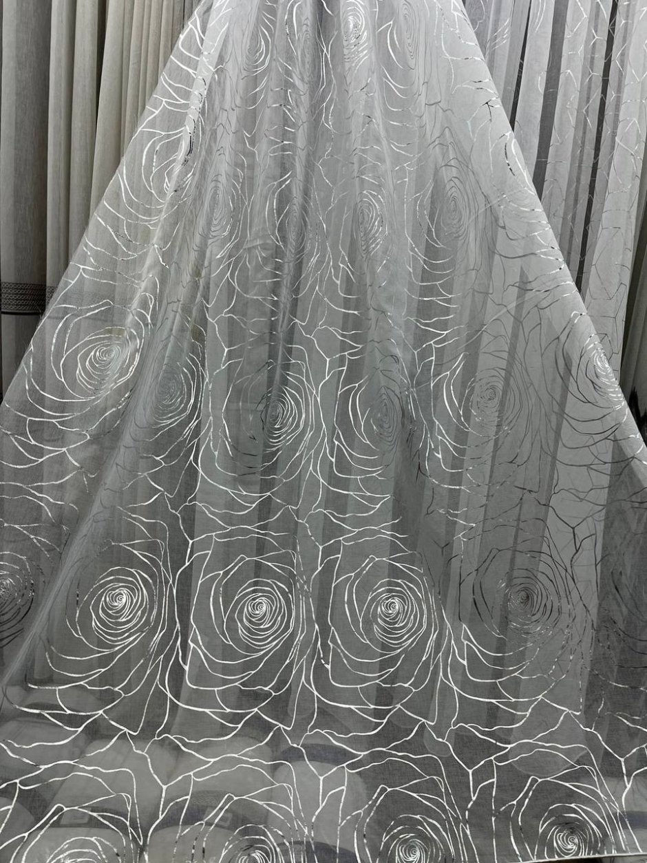 Тюль 305см. Сетполосат.ar01564-v-105