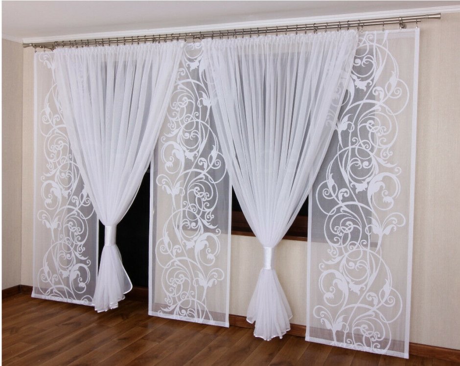 Тюль в интерьере