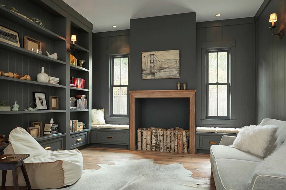 Тумба с камином