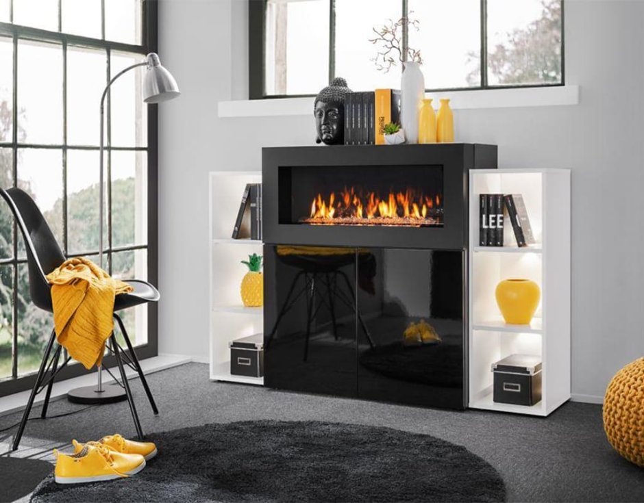 ТВ тумба камин 270см