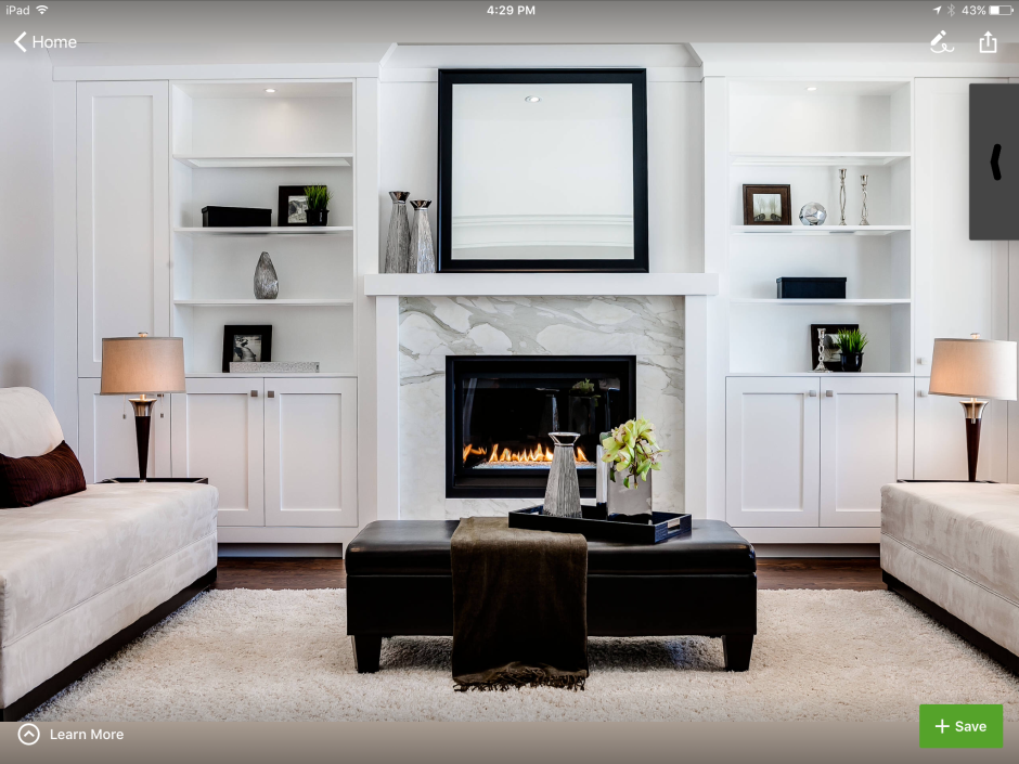 Комод с камином