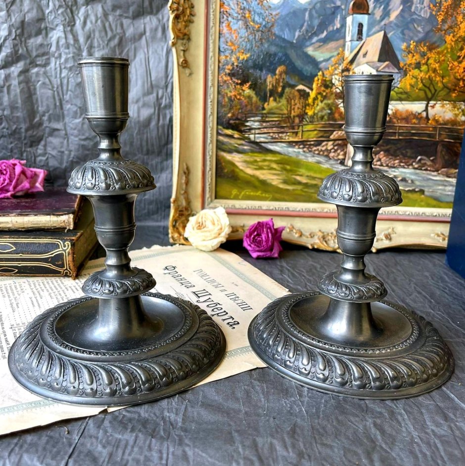 Подсвечник с бантиком