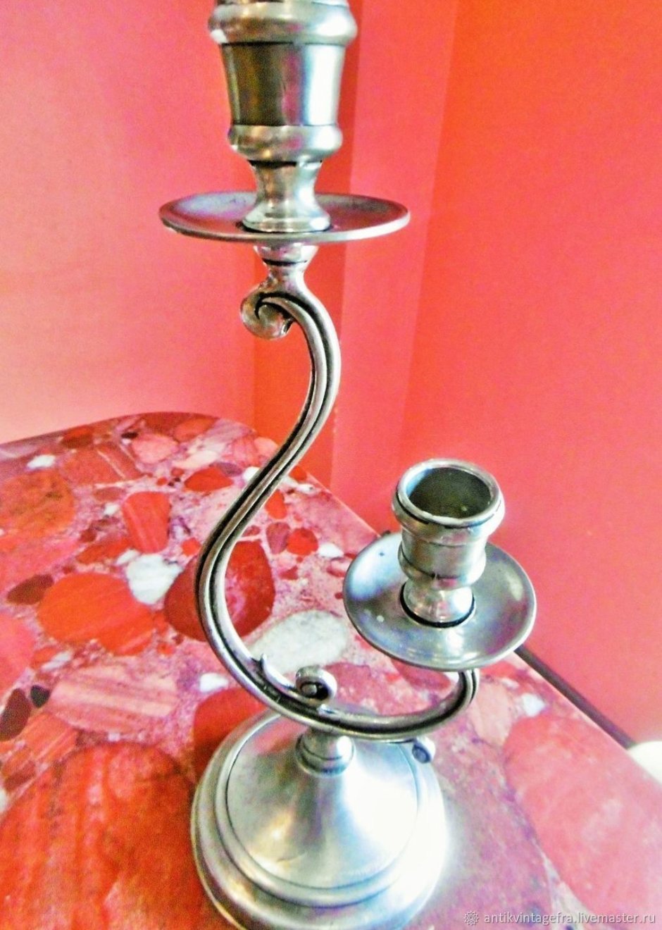 Подсвечник Лев керамика