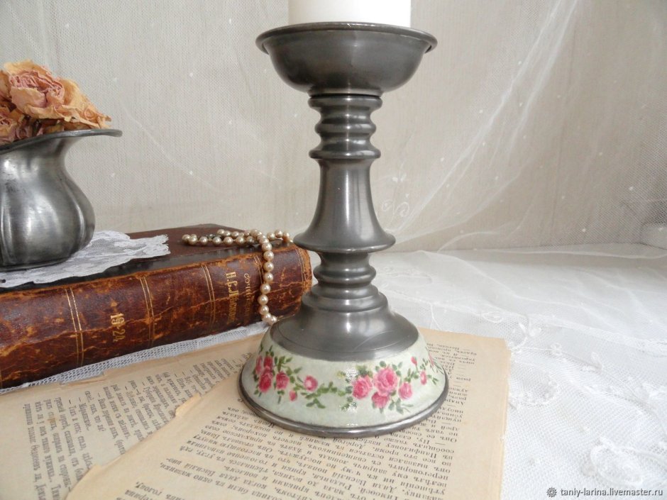 Подсвечник Pewter