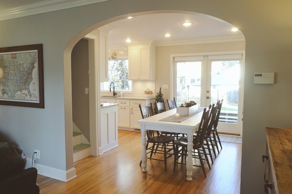 Отделка проема без двери на кухню