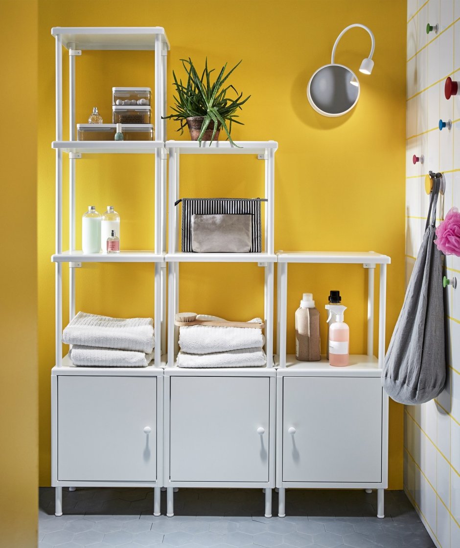 Стеллаж в ванную лофт