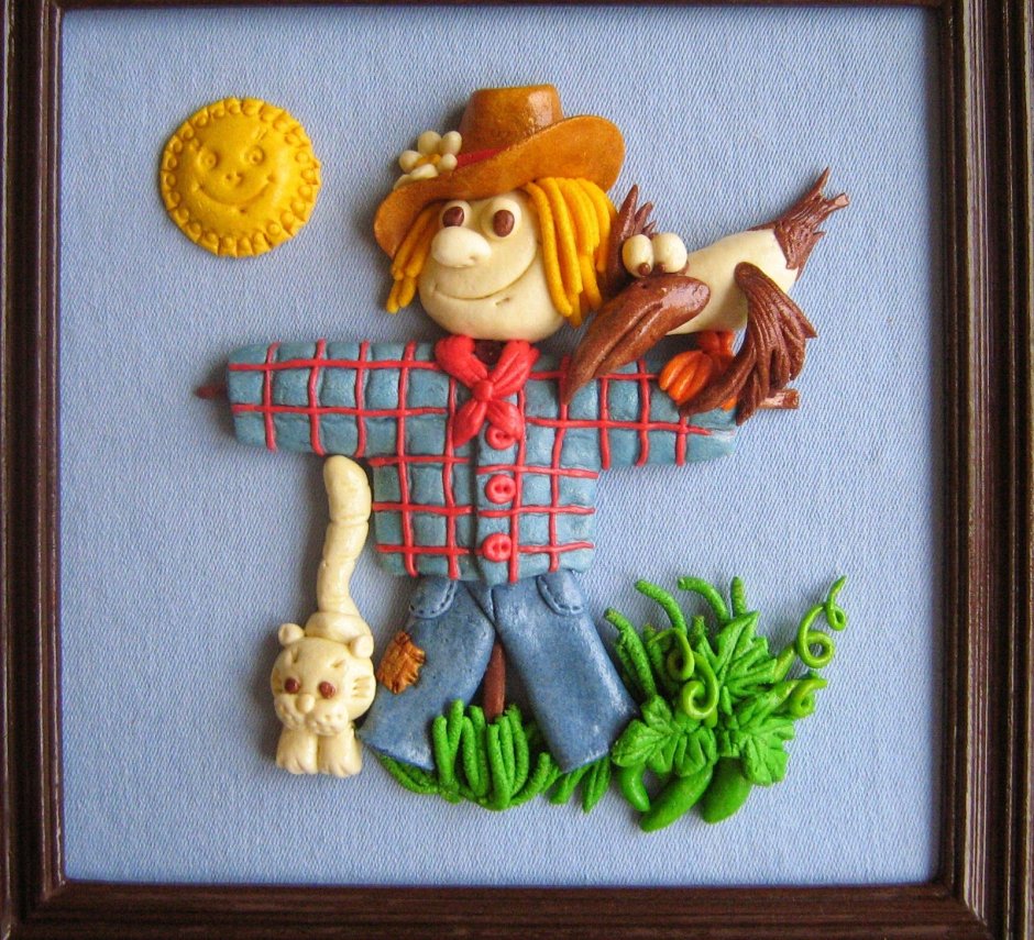 Настенное панно из соленого теста