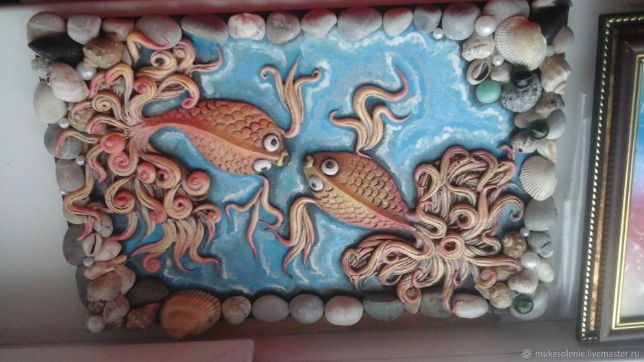 Панно из соленого теста на стену