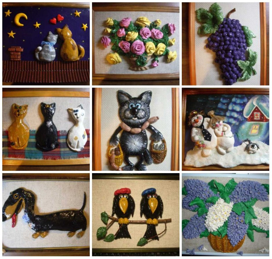 Поделки из солёного теста для начинающих