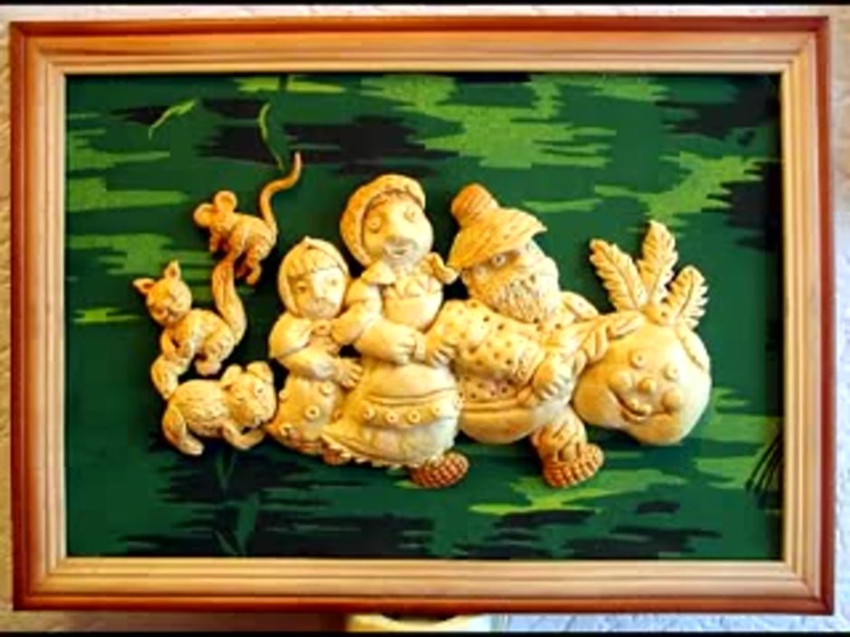 Сказочные герои из соленого теста