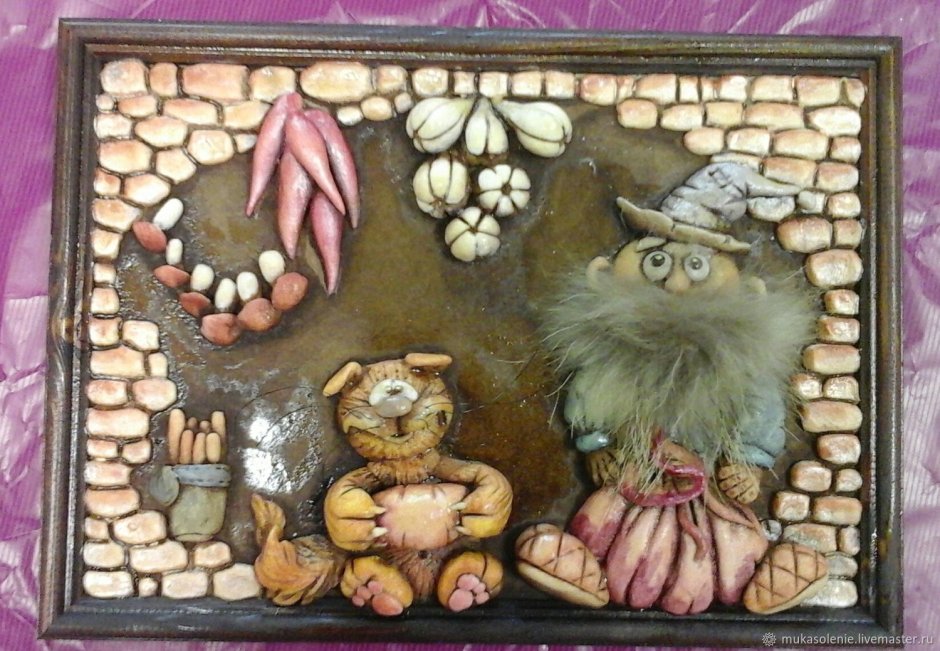 Панно из соленого теста