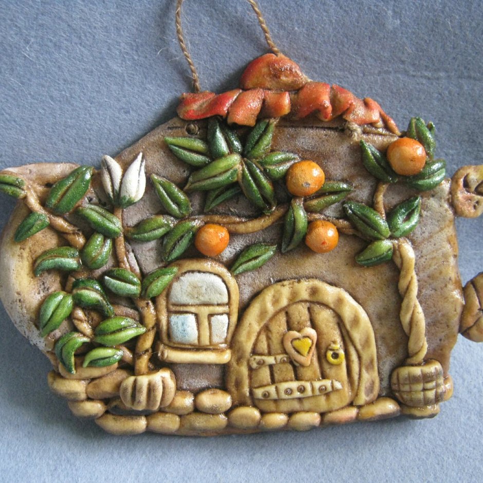 Соленое тесто панно для кухни