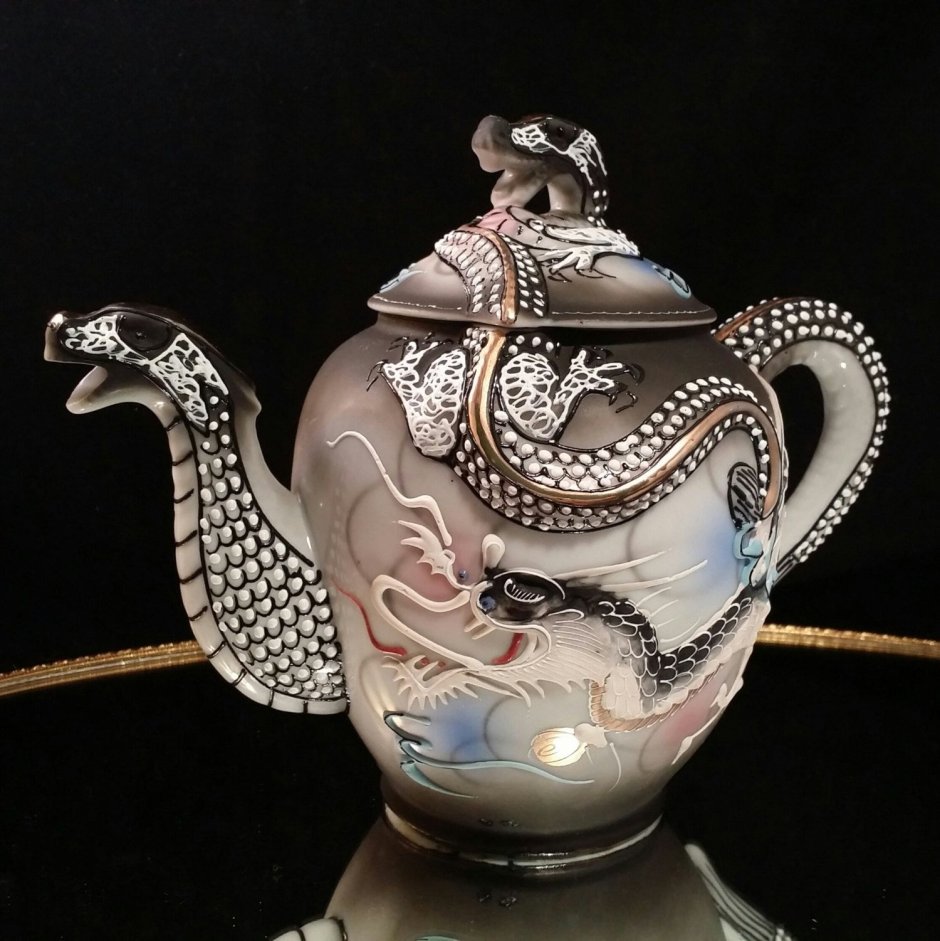 Заварочный чайник дракон Япония срееивз