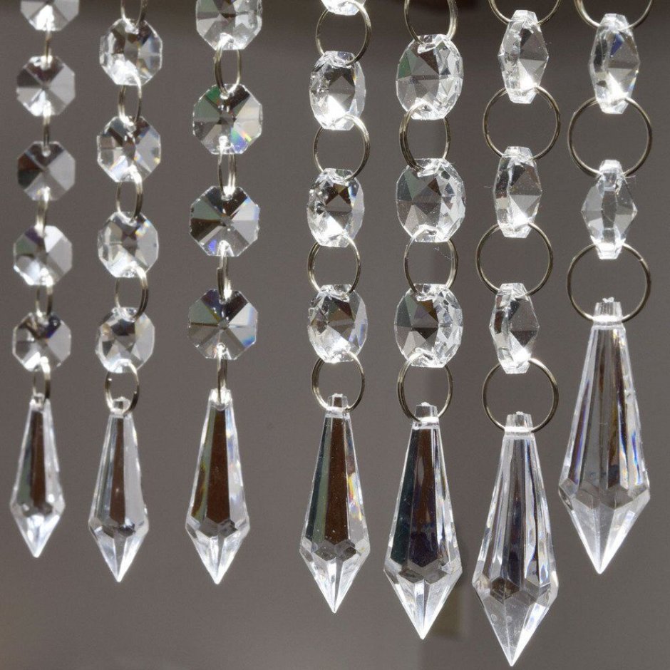 Хрустальные подвески декор