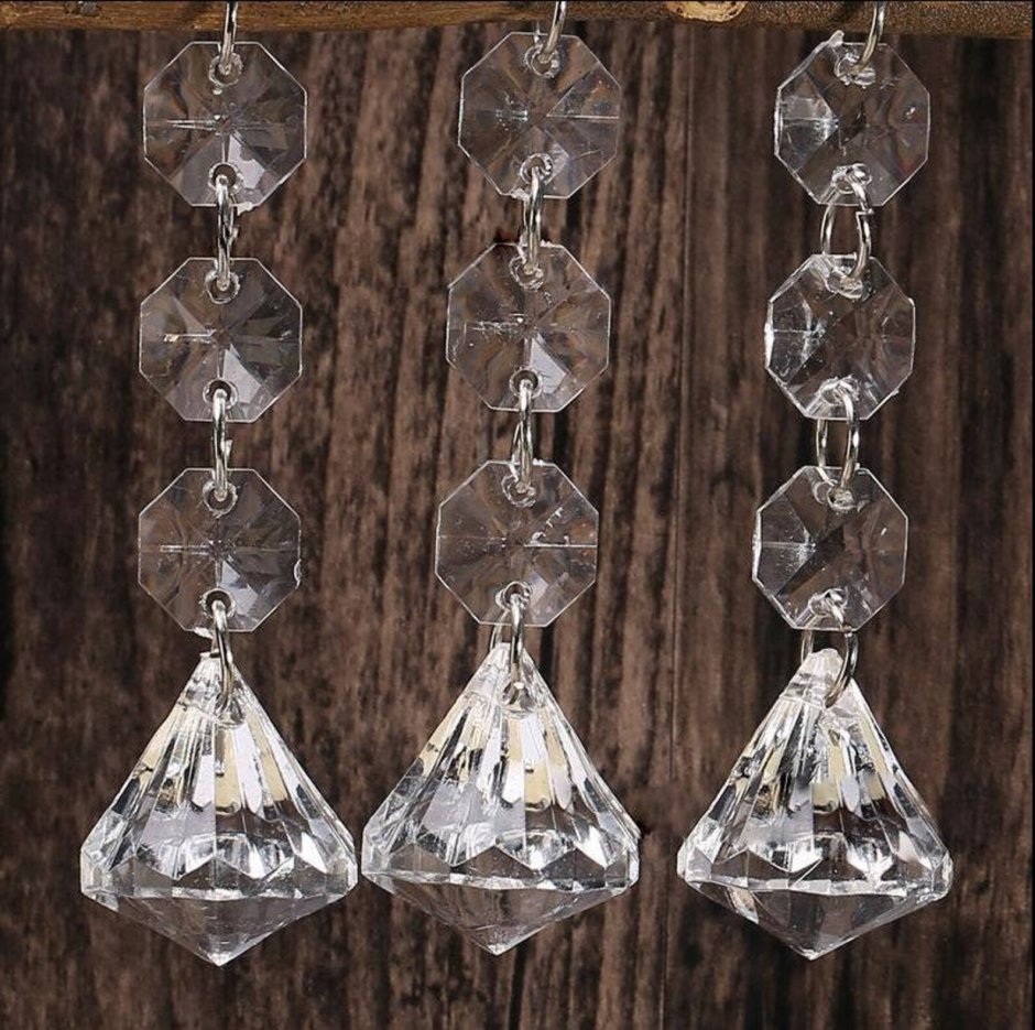 Стеклянные подвески для люстры