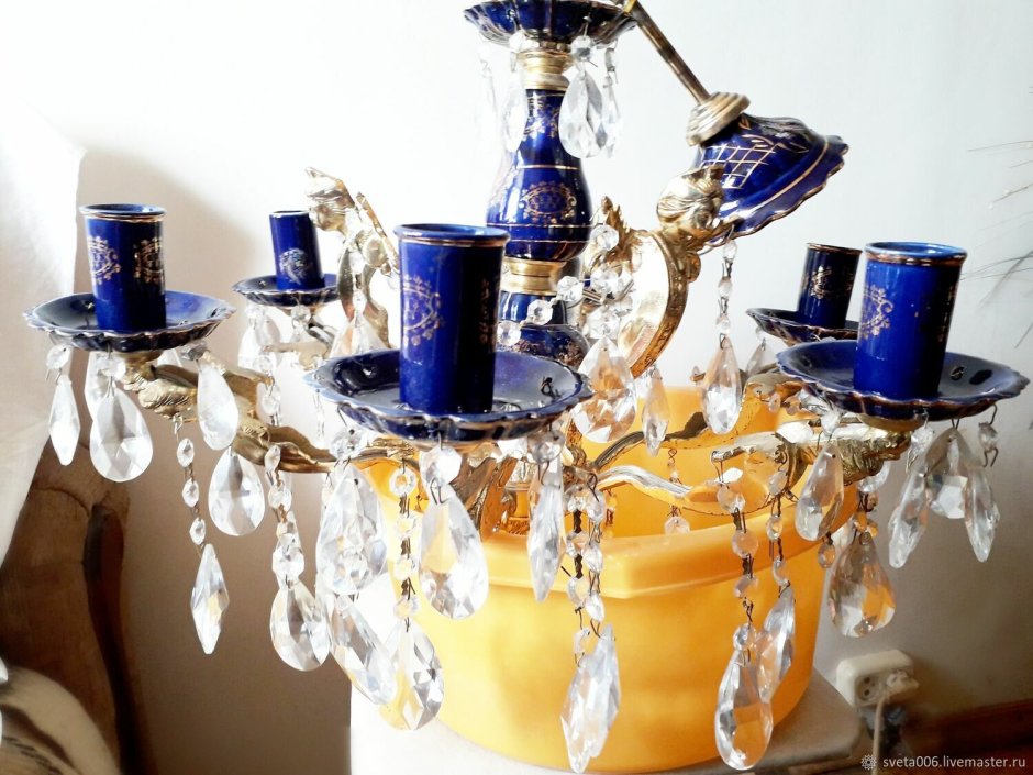 Люстра бронза 7 Рожков