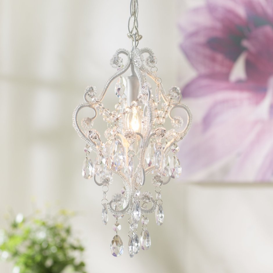 Подвесные светильники для ванной хрустальные