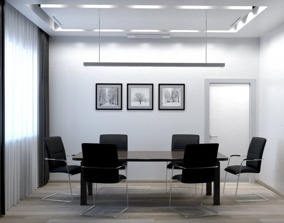 Сочетание цветов в интерьере офиса