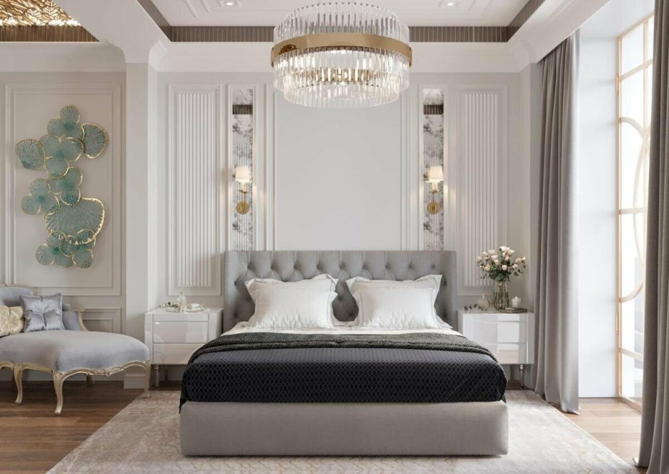 Натяжные потолки в стиле классика