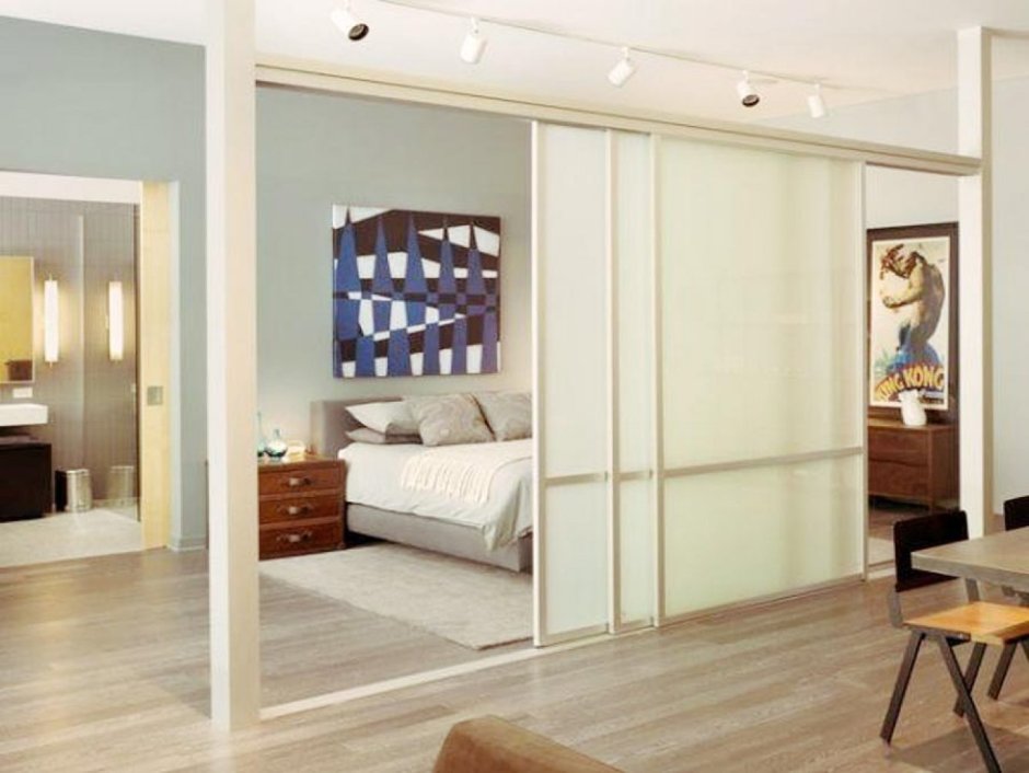 Стеллаж-перегородка 1664х372х2045 дуб сонома