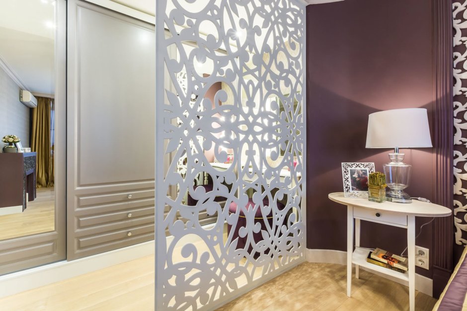 Перегородки для зонирования пространства в комнате