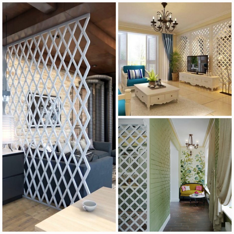 Спальня гостиная зонирование икеа стеллаж