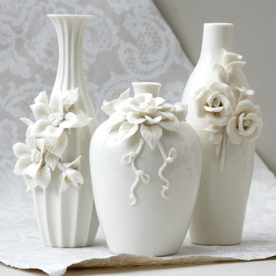 Кружки с лепниной