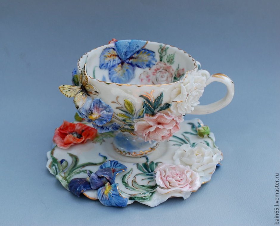 Красивые чайные чашки
