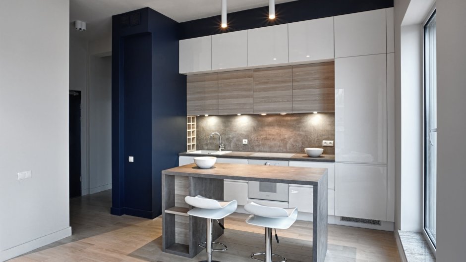 Кухни трехуровневые дизайн фото