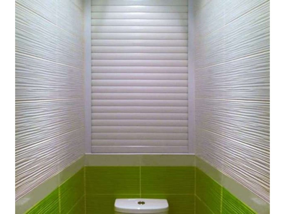Рольставни в санузел до пола