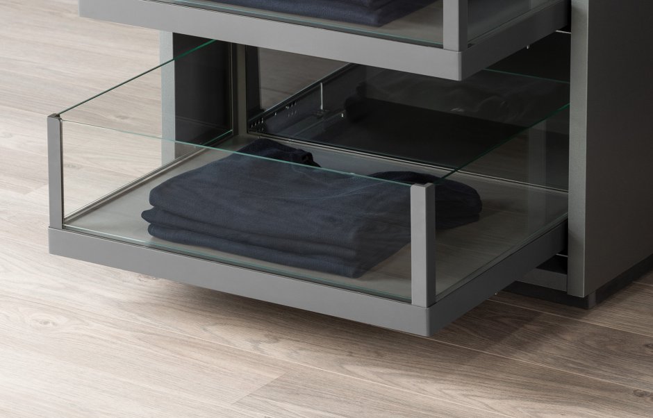 Ящик Foundation со стеклом выдвижной