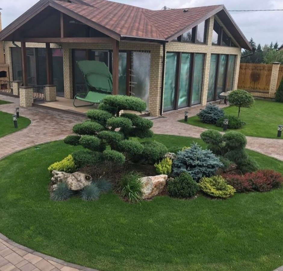 Ландшафтный дизайн загородного дома