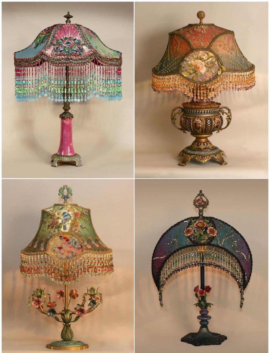 Винтажный абажур