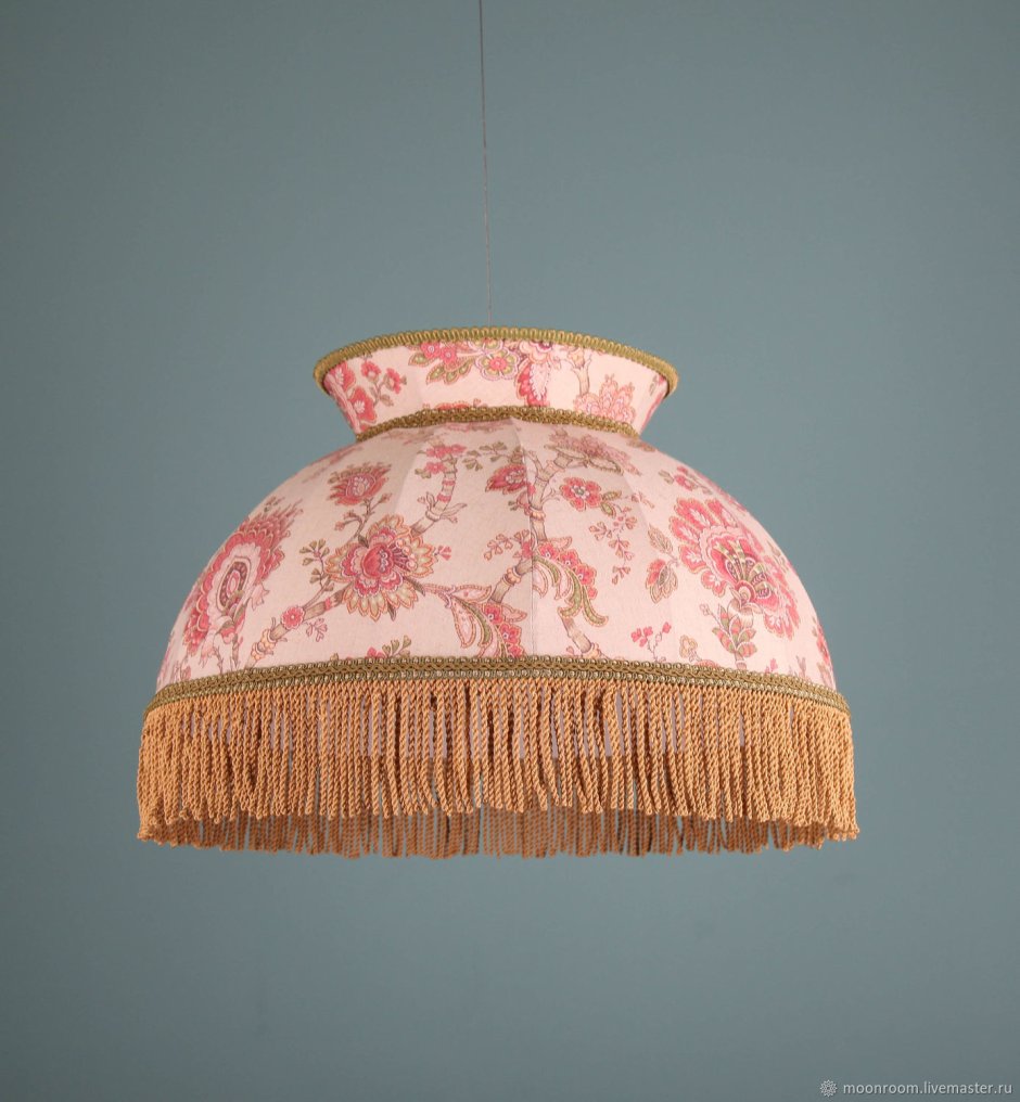 Светильник Лидия абажур ретро