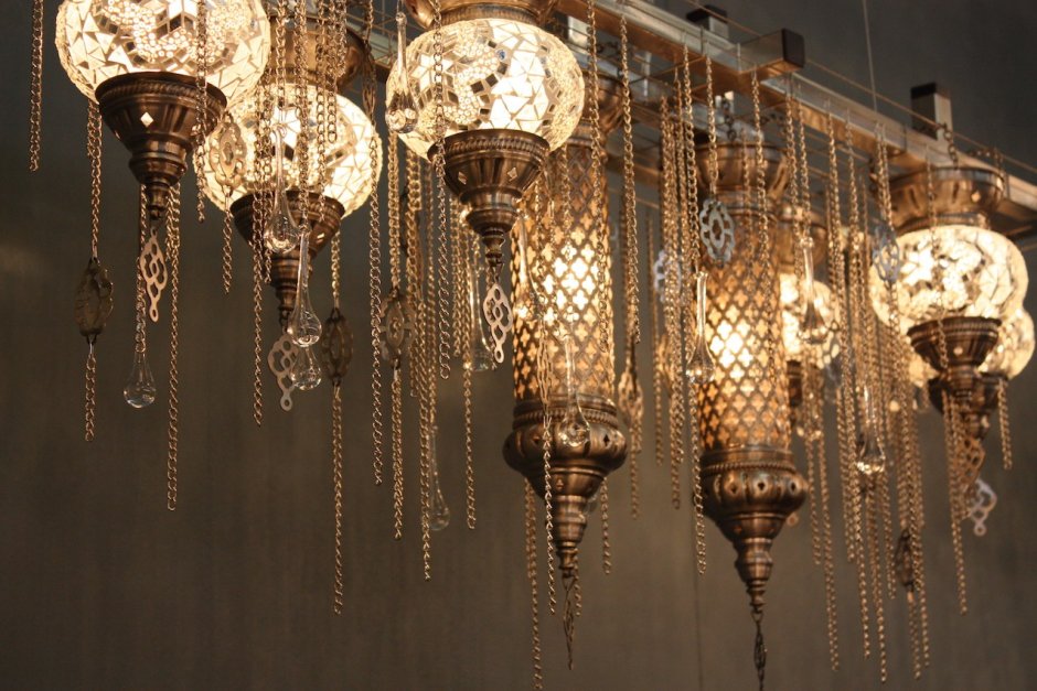 Люстра в стиле бохо
