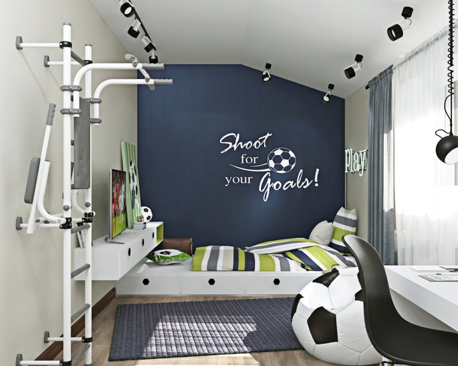 Комната спортсмена подростка