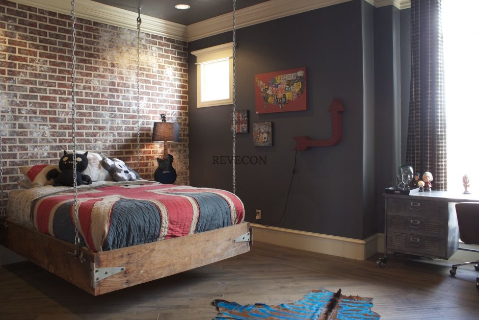 Комната в стиле лофт