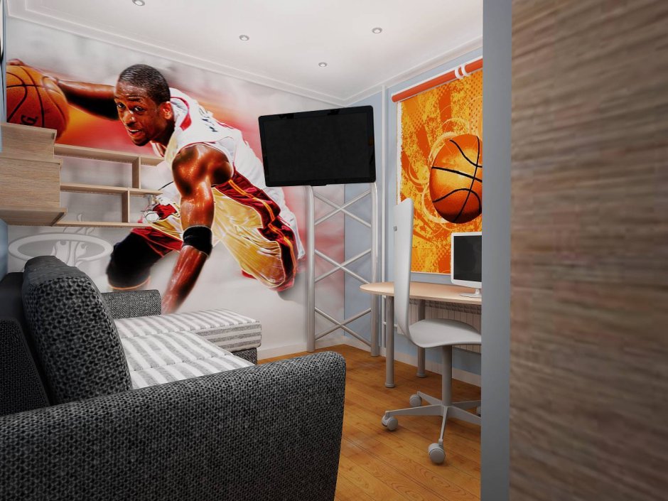 Спортивная тематика в интерьере