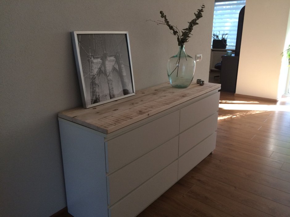 Икеа комод МАЛЬМ белый