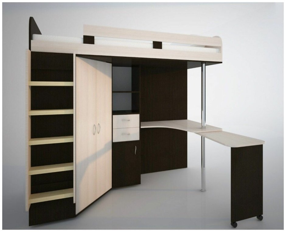 Кровать чердак Юниор 3