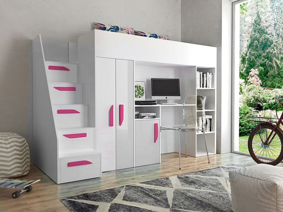 Кровать чердак Stompa unos 28