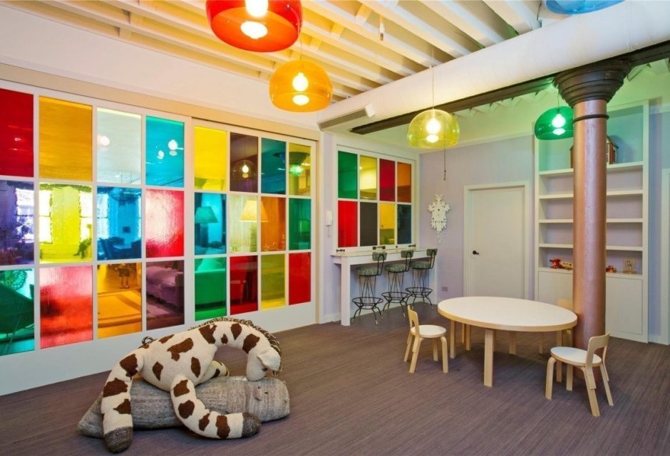 Интерьер игровой комнаты для детей