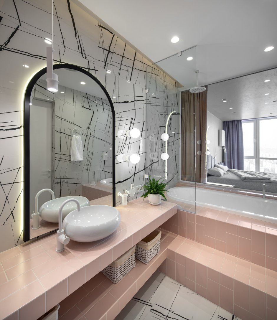 Ванная комната неправильной формы