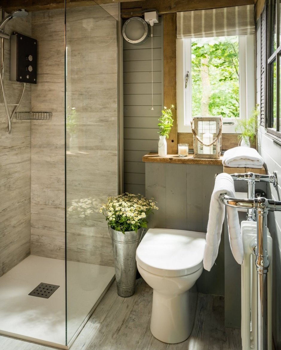 Ванная отделанная вагонкой