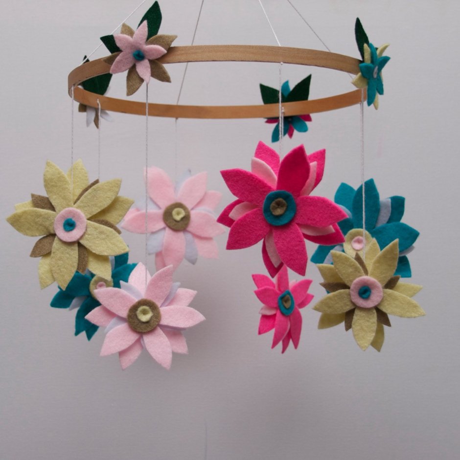 Мобили весна к потолку