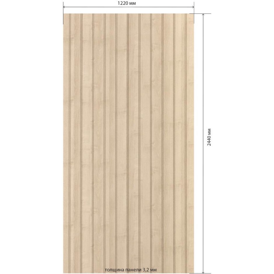 Панель МДФ доска натуральная 2440х1220