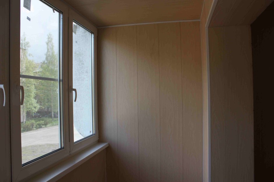 МДФ панели на балконе