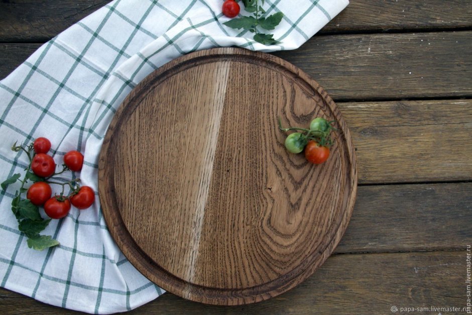 Подставка для декоративной тарелки деревянная